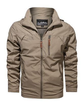 Herren Regenjacke Mit Zipper-Taschen | Winter