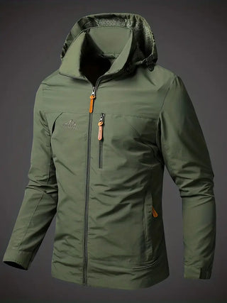 Herren Regenjacke Mit Zipper-Taschen | Winter