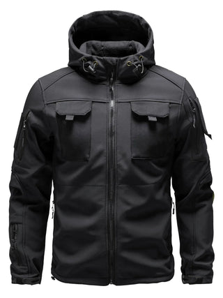 Herren Softshelljacke Mit Brustklappen | Winter
