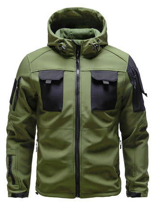 Herren Softshelljacke Mit Brustklappen | Winter