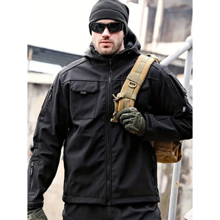 Herren Softshelljacke Mit Brustklappen | Winter
