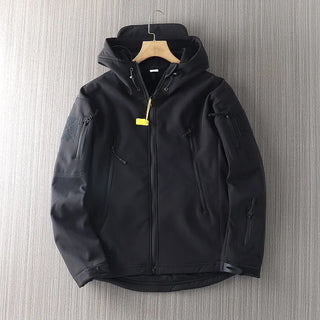 Herren Softshelljacke Mit Zipper-Taschen | Winter