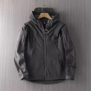 Herren Softshelljacke Mit Zipper-Taschen | Winter