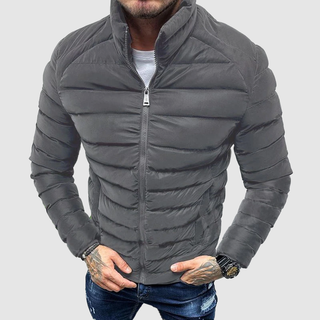 Herren Steppjacke Mit Bomberstil | Winter
