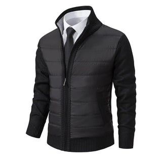 Herren Steppjacke Mit Kontrastärmeln | Übergangs