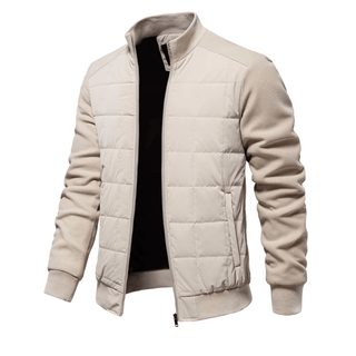 Herren Steppjacke Mit Kontrastärmeln | Übergangs