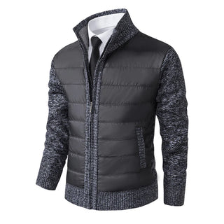 Herren Steppjacke Mit Kontrastärmeln | Übergangs
