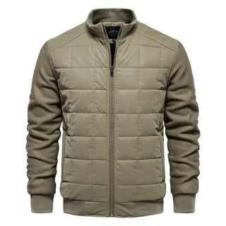 Herren Steppjacke Mit Kontrastärmeln | Übergangs