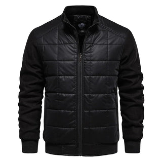 Herren Steppjacke Mit Kontrastärmeln | Übergangs