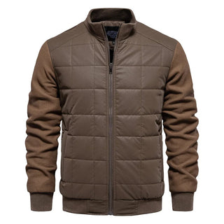 Herren Steppjacke Mit Kontrastärmeln | Übergangs