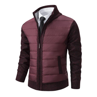 Herren Steppjacke Mit Kontrastärmeln | Übergangs