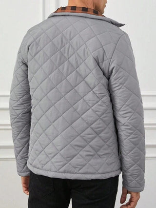 Herren Steppjacke Mit Pattentaschen | Übergangs