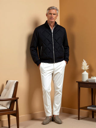 Herren Steppjacke Mit Steppmuster | Winter