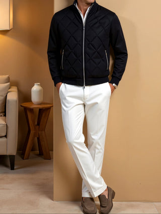 Herren Steppjacke Mit Steppmuster | Winter