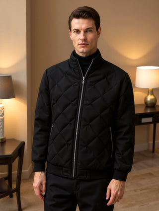 Herren Steppjacke Mit Steppmuster | Winter