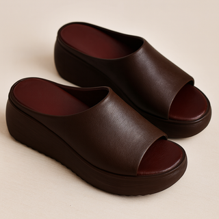 Leilani | Damen Sommer-Plateau-Pantoletten