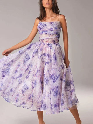 Lilia | Damen Vintage Hochzeitsgast Kleid | Midi