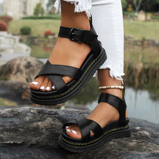 Liora | Bequeme Damen Sommer-Plateau-Sandalen