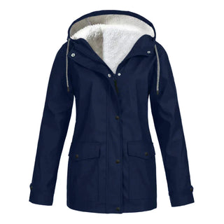 Liora | Damen Winter Gefütterte Regenjacke