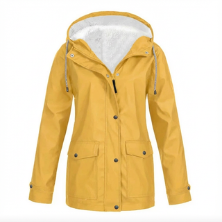Liora | Damen Winter Gefütterte Regenjacke