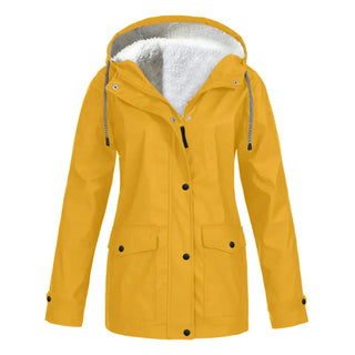 Liora | Damen Winter Gefütterte Regenjacke