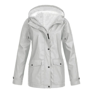 Liora | Damen Winter Gefütterte Regenjacke