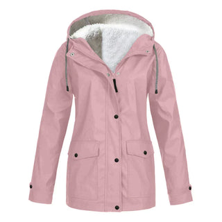 Liora | Damen Winter Gefütterte Regenjacke
