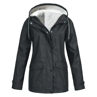 Liora | Damen Winter Gefütterte Regenjacke