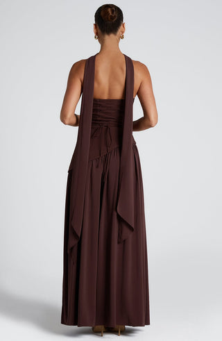 Mara | Damen Elegantes Hochzeitsgast Kleid | Maxi