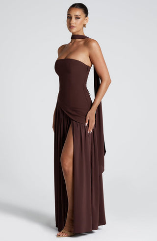 Mara | Damen Elegantes Hochzeitsgast Kleid | Maxi