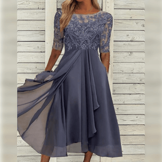 Marielle | Damen Elegantes Hochzeitsgastkleid | Midi