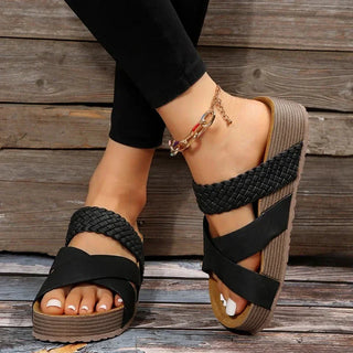 Mira | Damen Sommer Plateau Sandalen | Bequem