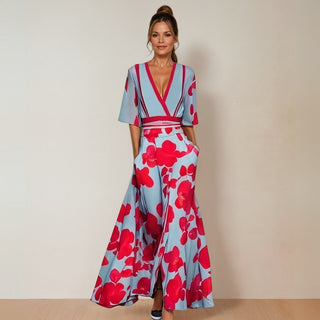 Nerina | Damen elegante Cocktailkleid | Maxi