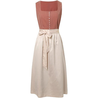 Oktoberfest Damen Dirndl Kleid Mit Knopfleiste Und Schleife | 2025