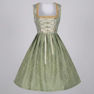 Oktoberfest Damen Dirndl Kleid Mit Stickerei Und Schleife | 2025