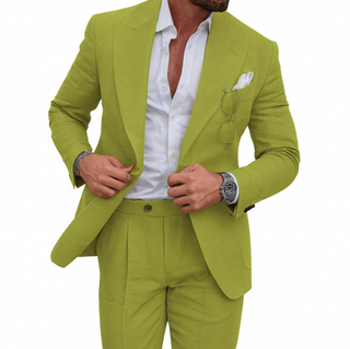 Herren Anzug Slim Fit Mit Weste & Hose