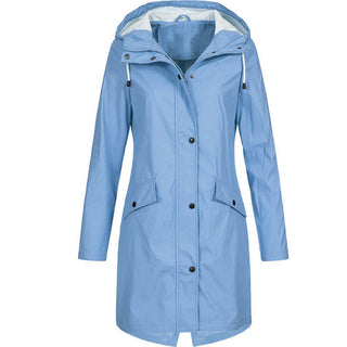 Selina | Damen Stylische Regenjacke mit Kapuze