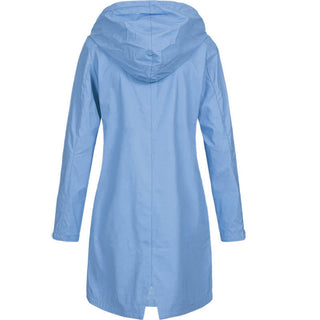 Selina | Damen Stylische Regenjacke mit Kapuze