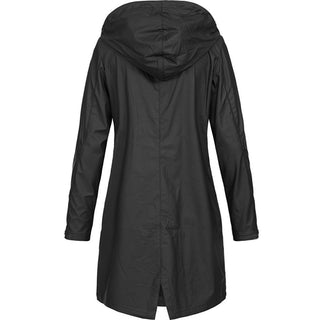 Selina | Damen Stylische Regenjacke mit Kapuze