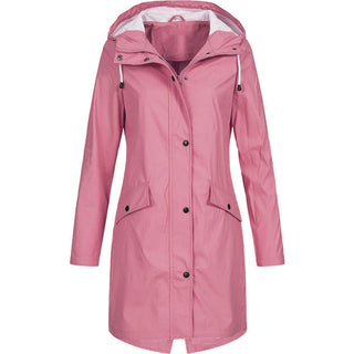 Selina | Damen Stylische Regenjacke mit Kapuze