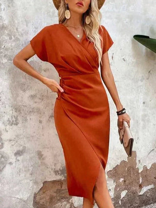 Serena | Damen Elegantes Midi Abendkleid