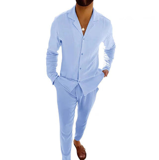 Silas | Herren Modernes Sommer Set mit Hose