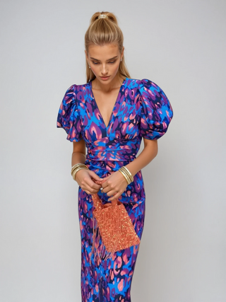 Sophia | Damen Pailletten Sommerkleid | Maxi