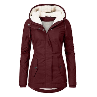 Soraya | Damen Winter Gefütterte Regenjacke