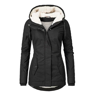 Soraya | Damen Winter Gefütterte Regenjacke