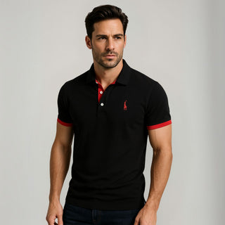 Theodore | Herren Sommer Poloshirt mit Kurzen Ärmeln