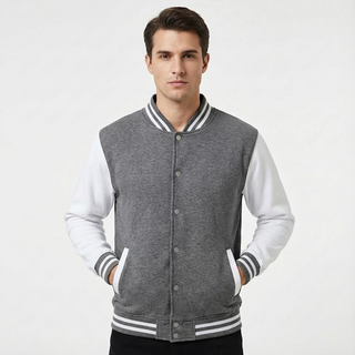 Unisex College Jacke Mit Druckknöpfen | Übergang