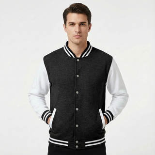 Unisex College Jacke Mit Druckknöpfen | Übergang