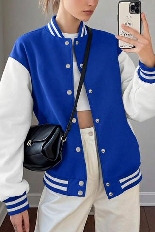 Unisex College Jacke Mit Eingrifftaschen | Übergang