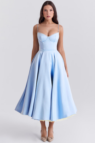 Valentina | Damen Festliche Abendkleid | Midi